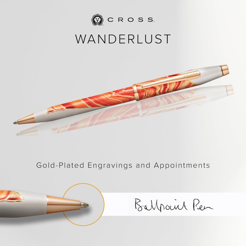 Cross Wanderlust Refillable Ballpoint Pen Presented in a Luxury Gift Box - Medium Point, Black Ink, - Image 2